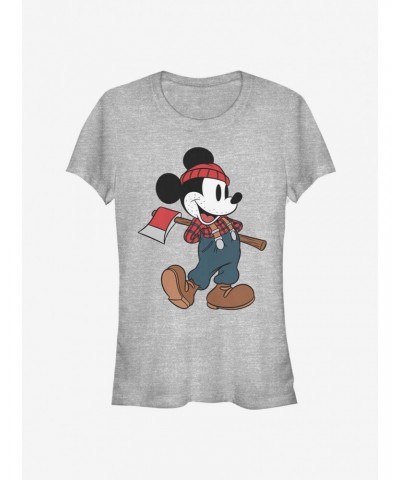 Disney Mickey Mouse Lumberjack Classic Girls T-Shirt $8.96 T-Shirts