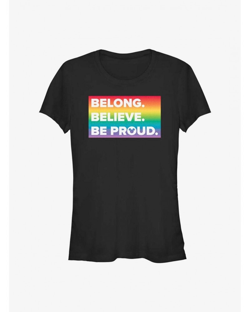 Disney Mickey Mouse Be Proud Pride T-Shirt $6.18 T-Shirts