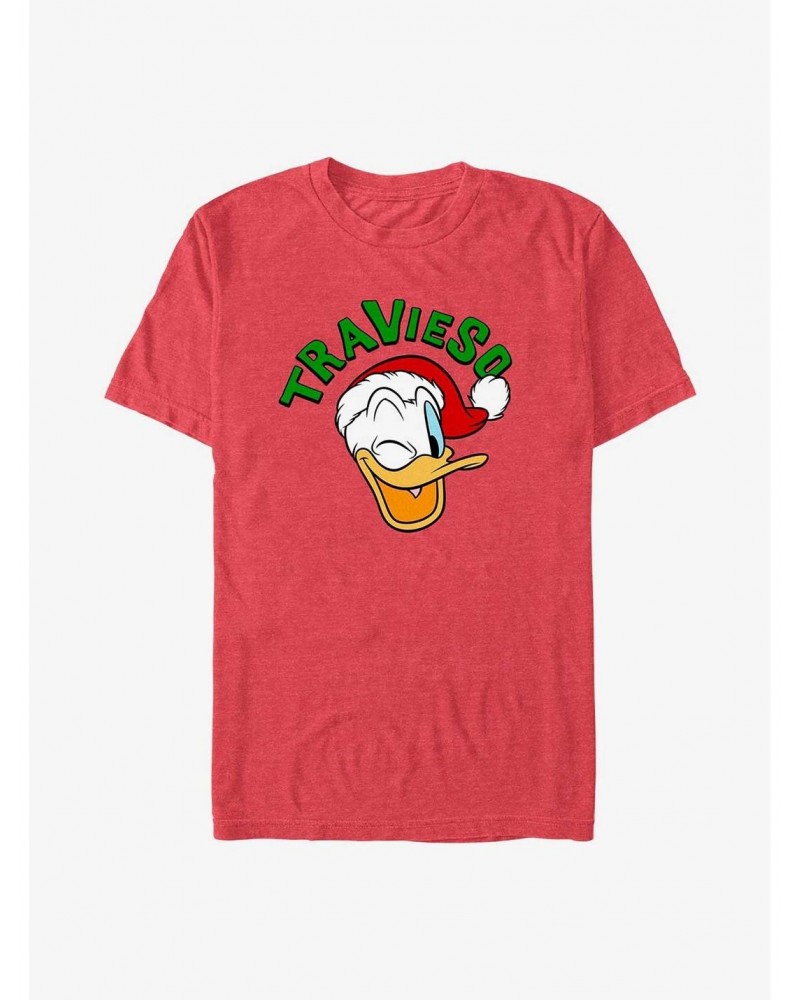 Disney Mickey Mouse Travieso Naughty in Spanish Donald T-Shirt $6.88 T-Shirts