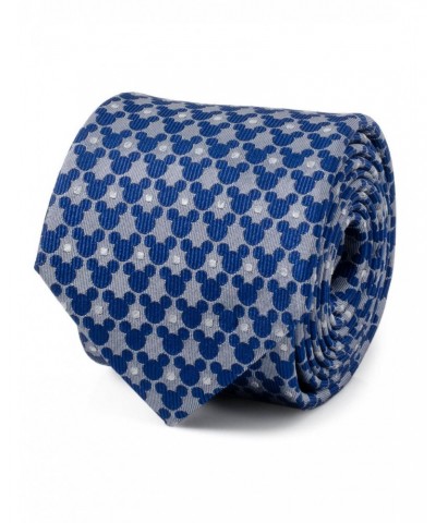 Disney Mickey Mouse Silhouette Polka Dot Blue Tie $31.31 Ties