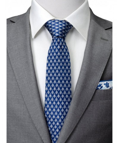 Disney Mickey Mouse Silhouette Polka Dot Blue Tie $31.31 Ties