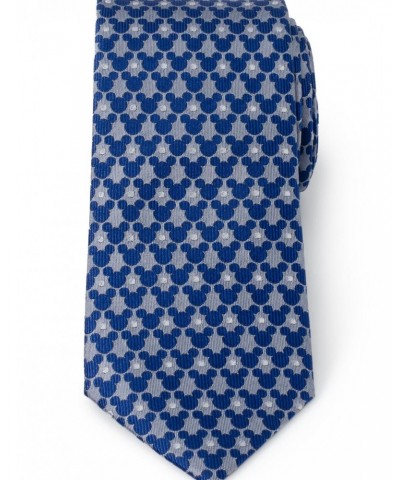 Disney Mickey Mouse Silhouette Polka Dot Blue Tie $31.31 Ties