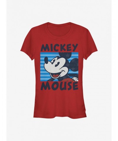 Disney Mickey Mouse Mickey's Stripes Girls T-Shirt $9.96 T-Shirts