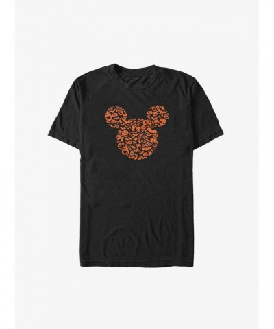 Disney Mickey Mouse Halloween Icons Ear Fill Big & Tall T-Shirt $8.61 T-Shirts