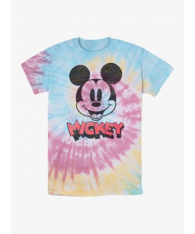 Disney Mickey Mouse Heads Up Tie Dye T-Shirt $6.42 T-Shirts