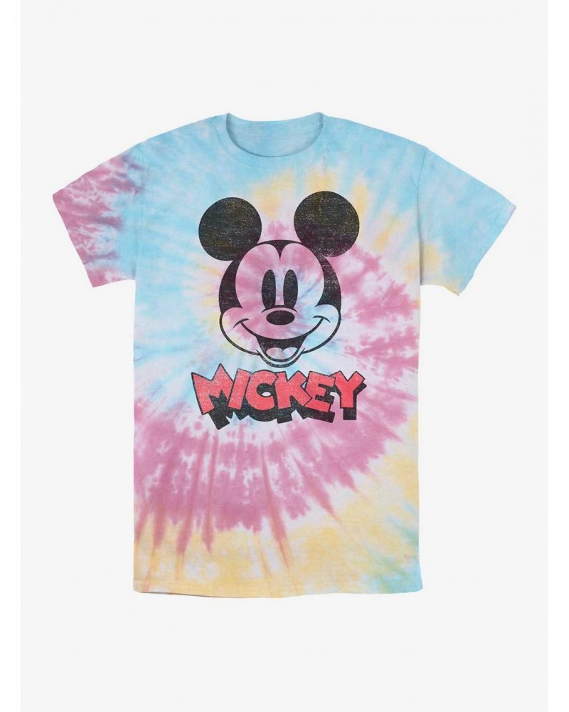 Disney Mickey Mouse Heads Up Tie Dye T-Shirt $6.42 T-Shirts