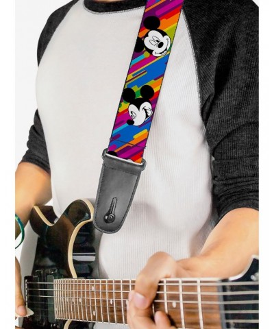 Disney Mickey Mouse Expressions Multicolor Guitar Strap $10.71 Guitar Straps