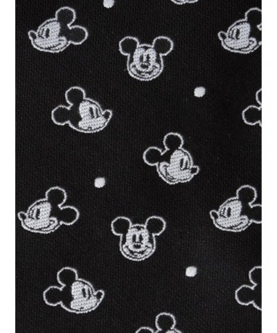 Disney Mickey Mouse Dot Black Men's Tie $7.16 Ties