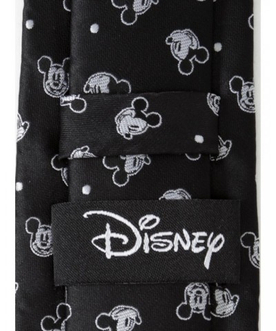 Disney Mickey Mouse Dot Black Men's Tie $7.16 Ties