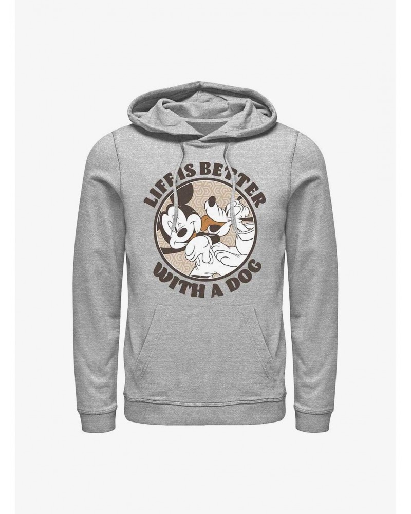 Disney Mickey Mouse Dog Life Hoodie $11.49 Hoodies