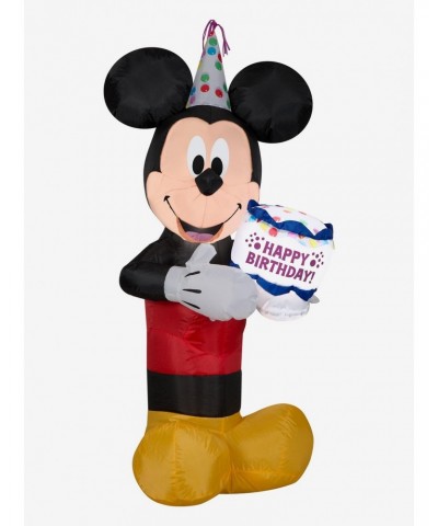 Disney Mickey Mouse Birthday Cake Inflatable Décor $23.41 Décor