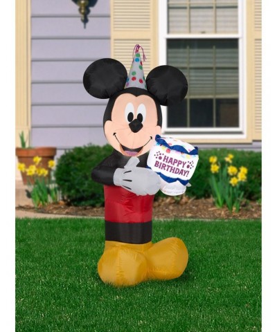 Disney Mickey Mouse Birthday Cake Inflatable Décor $23.41 Décor