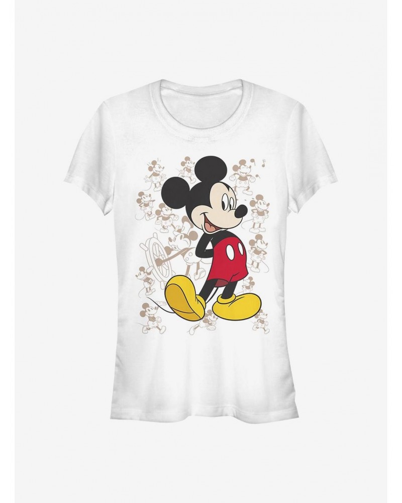 Disney Mickey Mouse Many Mickey's Girls T-Shirt $8.17 T-Shirts