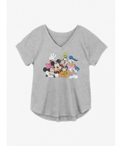 Disney Mickey Mouse Group Girls Plus Size T-Shirt $7.63 T-Shirts