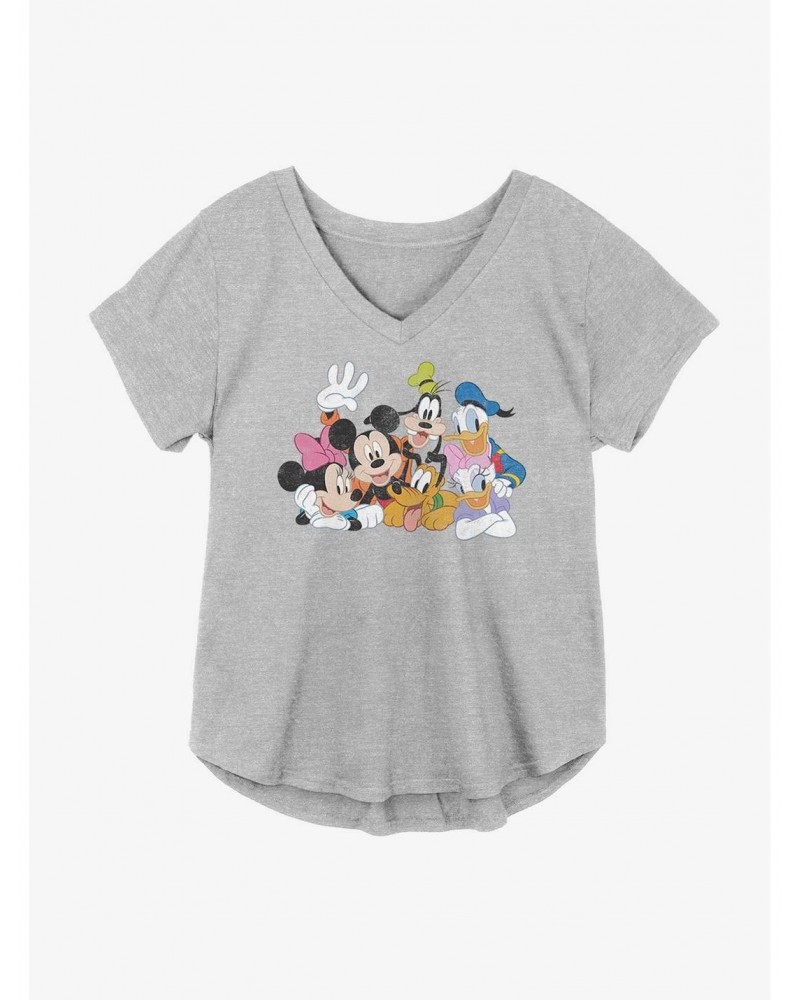 Disney Mickey Mouse Group Girls Plus Size T-Shirt $7.63 T-Shirts