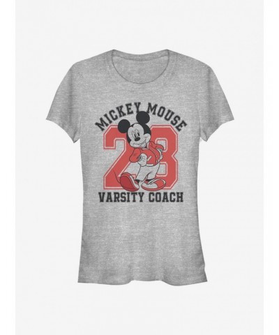 Disney Mickey Mouse Varsity Coach Classic Girls T-Shirt $7.57 T-Shirts