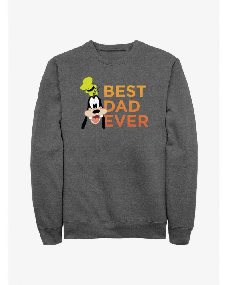 Disney Mickey Mouse Goofy Best Dad Ever Sweatshirt $11.81 Sweatshirts