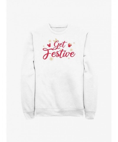 Disney Mickey Mouse Get Festive Crew Sweatshirt $10.63 Sweatshirts