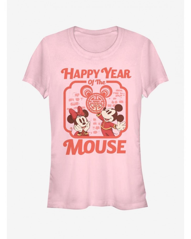 Disney Mickey Mouse Happy Mouse Year Girls T-Shirt $8.57 T-Shirts