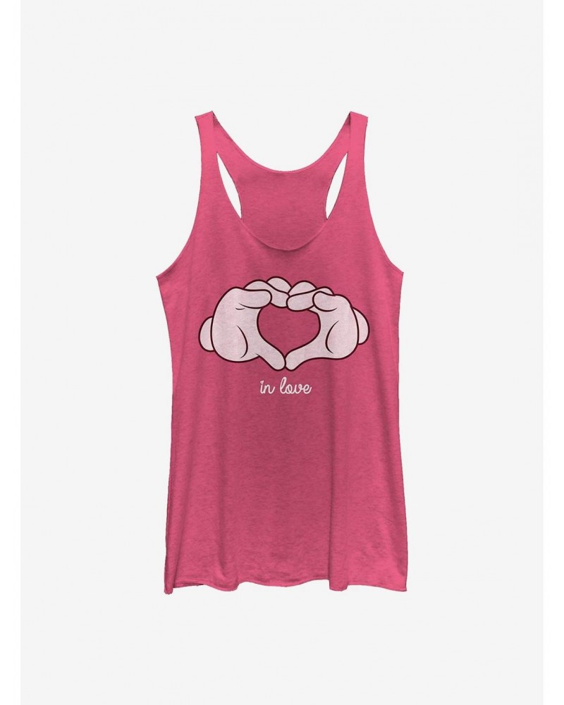 Disney Mickey Mouse Glove Heart Girls Tank $6.22 Tanks