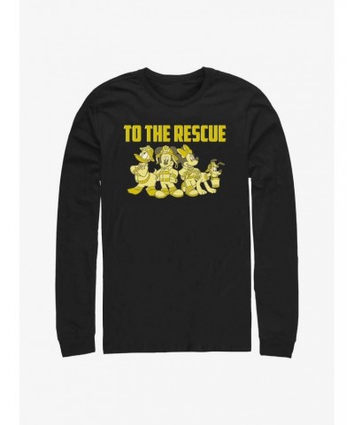 Disney Mickey Mouse Thanks Firefighters Long-Sleeve T-Shirt $9.48 T-Shirts