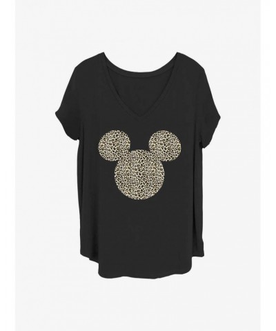 Disney Mickey Mouse Animal Ears Girls T-Shirt Plus Size $7.63 T-Shirts