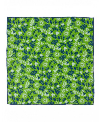 Disney Mickey Mouse Floral Green Pocket Square $13.96 Squares