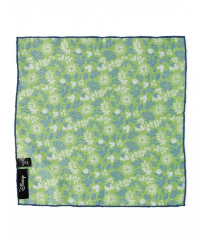 Disney Mickey Mouse Floral Green Pocket Square $13.96 Squares