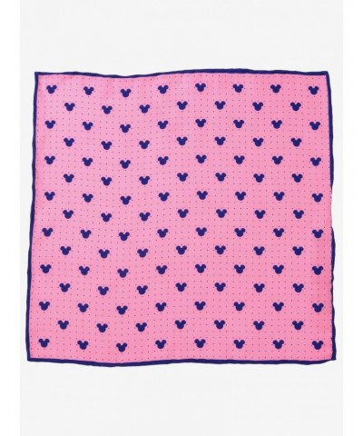 Disney Mickey Mouse Dot Pink Pocket Square $13.96 Squares