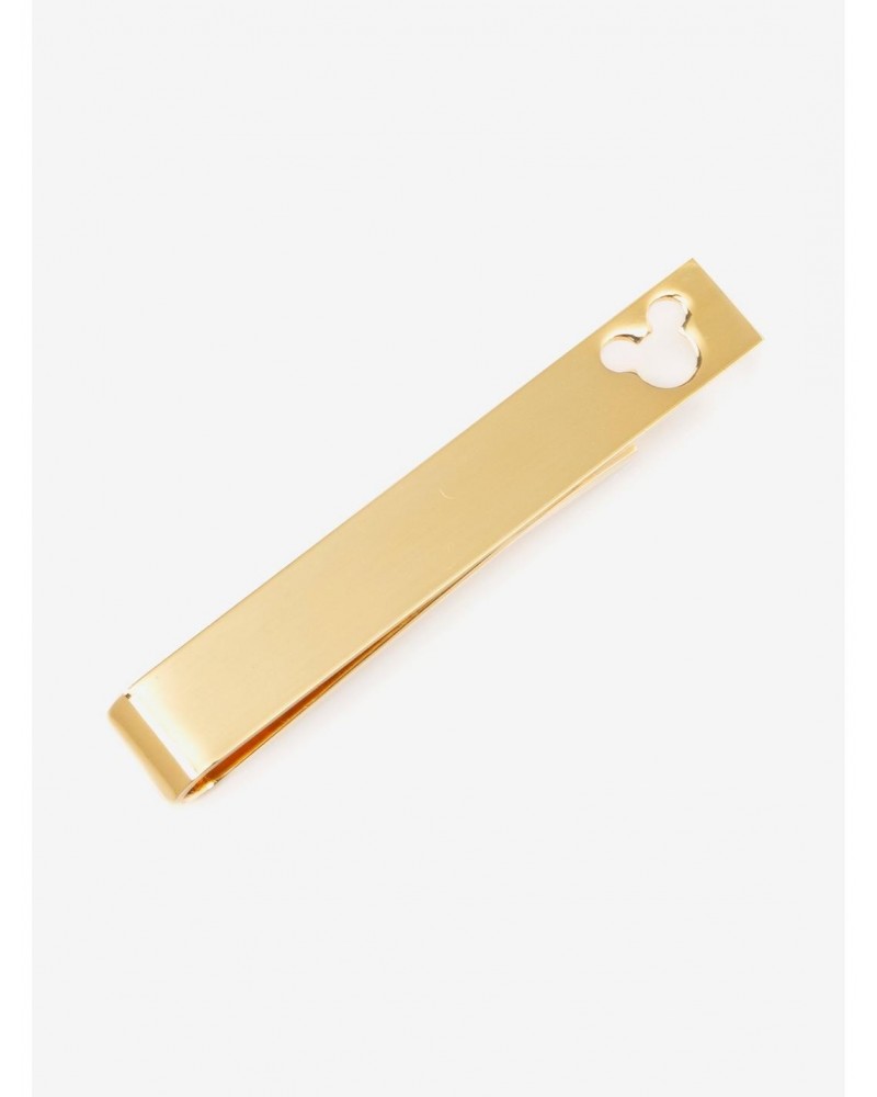 Disney Mickey Mouse Cut Out Gold Tie Bar $13.61 Bar