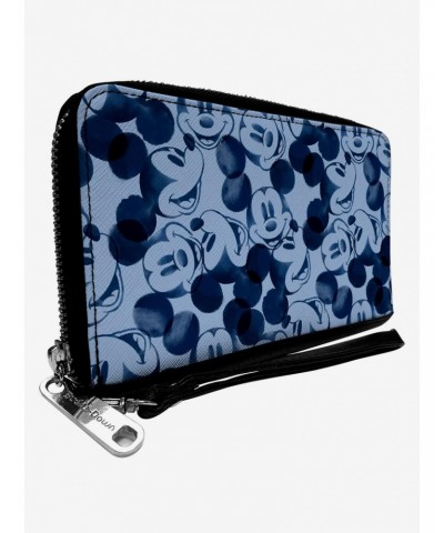 Disney Mickey Mouse Expressions Zip Around Wallet $14.31 Wallets