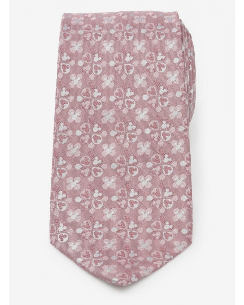 Disney Mickey Mouse Silhouette Blossom Pink Tie $31.31 Ties