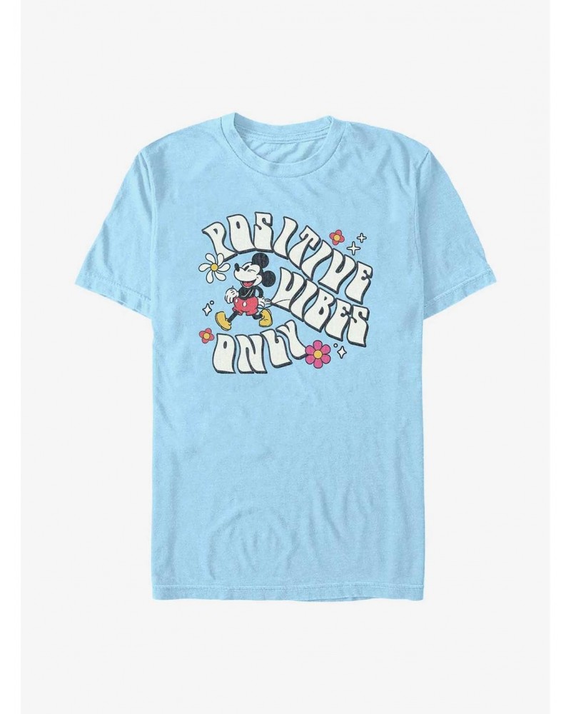 Disney Mickey Mouse Positive Vibes T-Shirt $7.27 T-Shirts