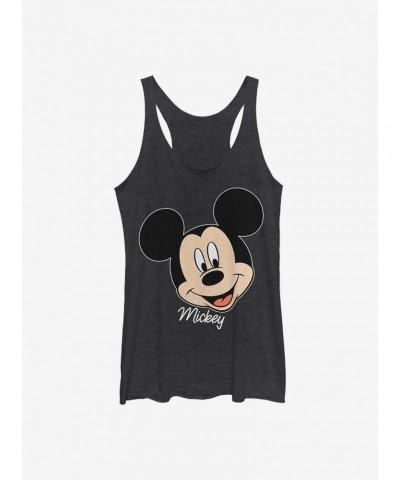 Disney Mickey Mouse Mickey Big Face Girls Tank $8.70 Tanks