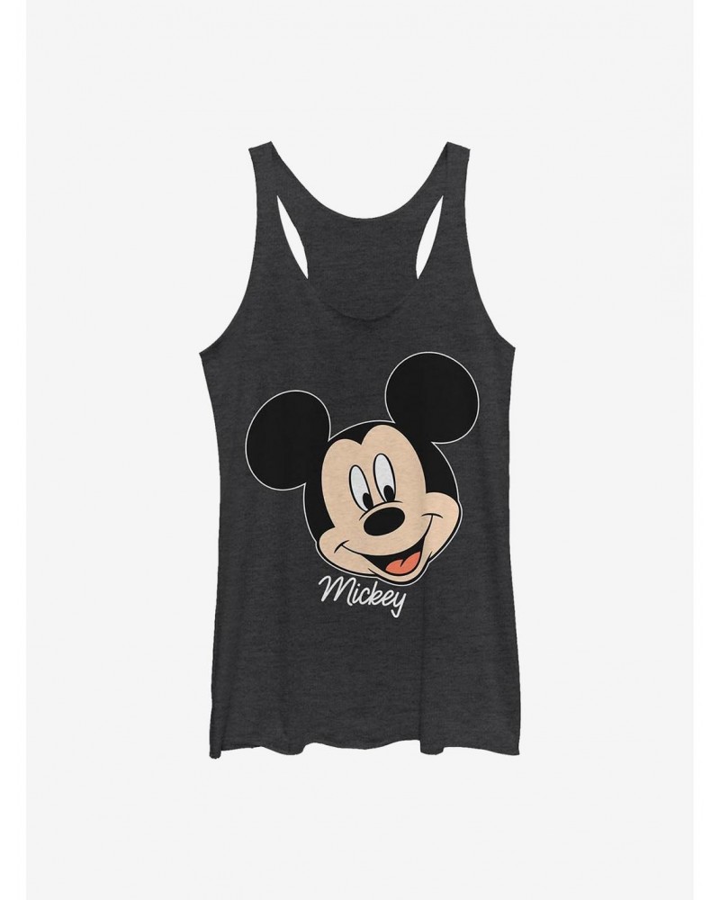 Disney Mickey Mouse Mickey Big Face Girls Tank $8.70 Tanks