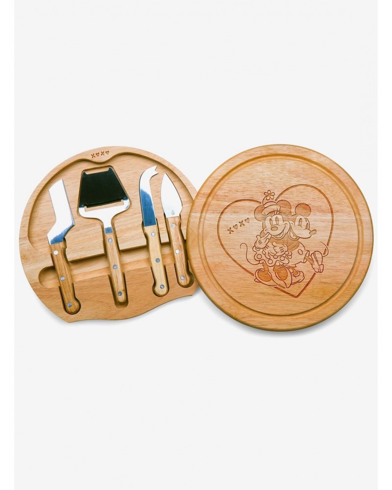 Disney Mickey and Minnie Mouse Heart Circo Cheese Cutting Board & Tools Set $26.19 Tools Set