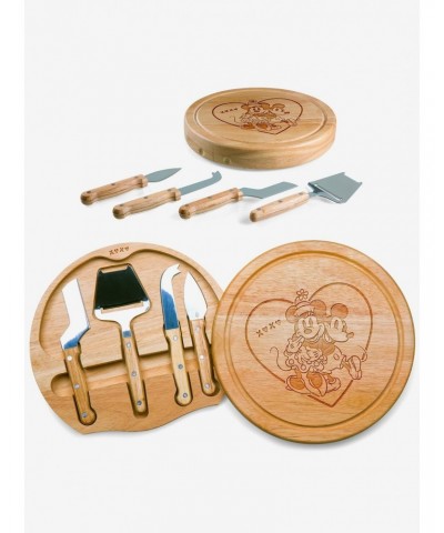 Disney Mickey and Minnie Mouse Heart Circo Cheese Cutting Board & Tools Set $26.19 Tools Set