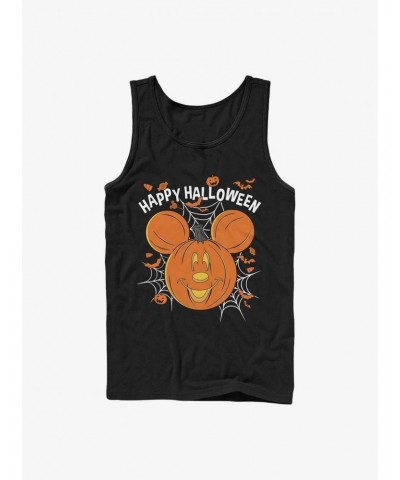 Disney Mickey Mouse Jack O' Lantern Tank Top $7.17 Tops