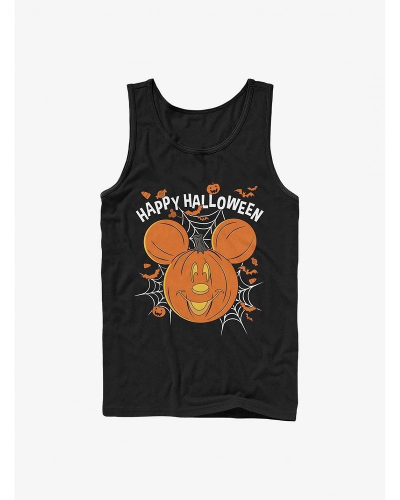 Disney Mickey Mouse Jack O' Lantern Tank Top $7.17 Tops