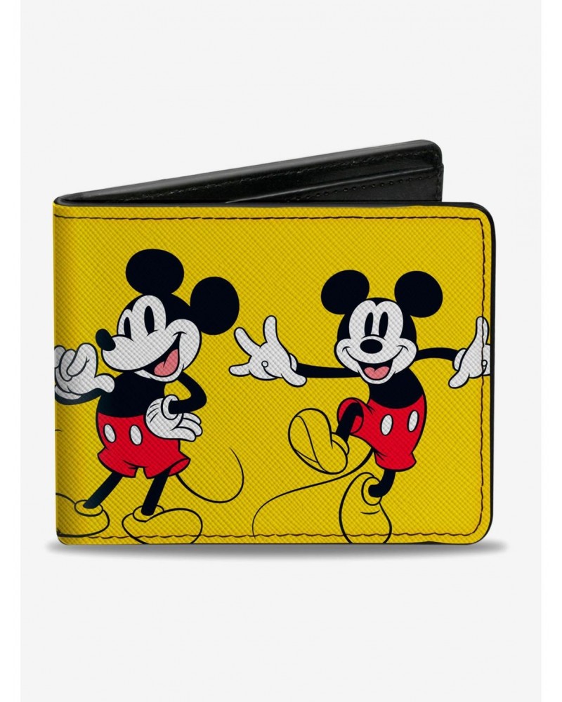 Disney Mickey Mouse Poses Bifold Wallet $7.73 Wallets