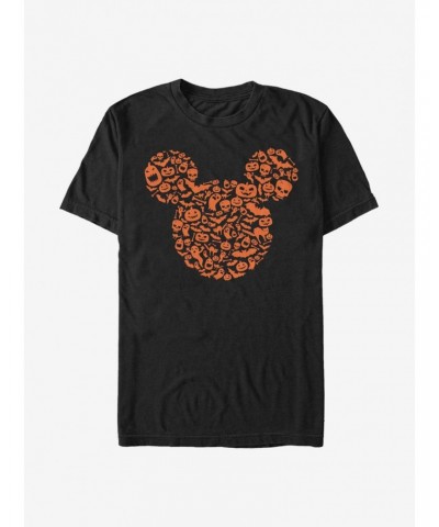 Disney Mickey Mouse Mouse Ears Halloween Icons T-Shirt $6.69 T-Shirts