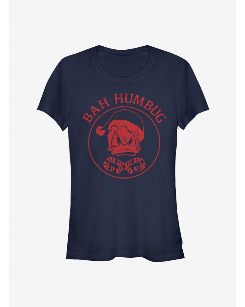 Disney Donald Bah Humbug Classic Girls T-Shirt $9.96 T-Shirts