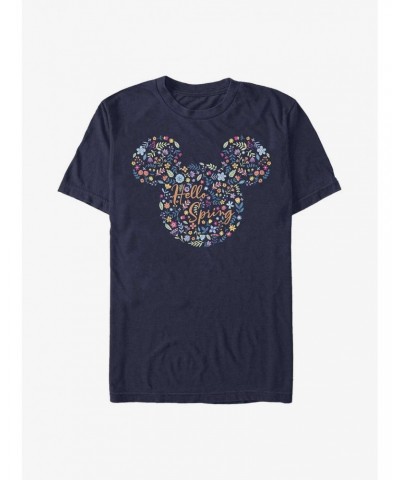 Disney Mickey Mouse Floral Ears T-Shirt $7.46 T-Shirts