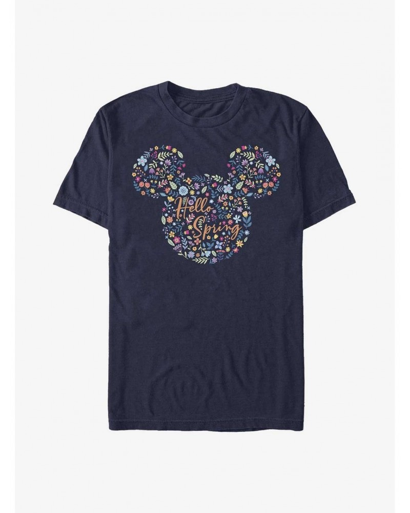 Disney Mickey Mouse Floral Ears T-Shirt $7.46 T-Shirts