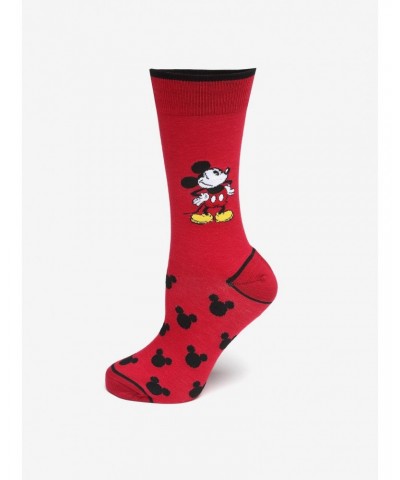 Disney Mickey Mouse Pie-Eyed Red Socks $8.36 Socks