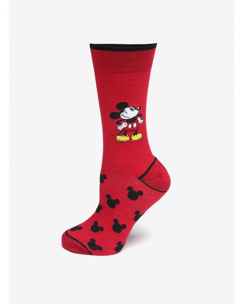 Disney Mickey Mouse Pie-Eyed Red Socks $8.36 Socks