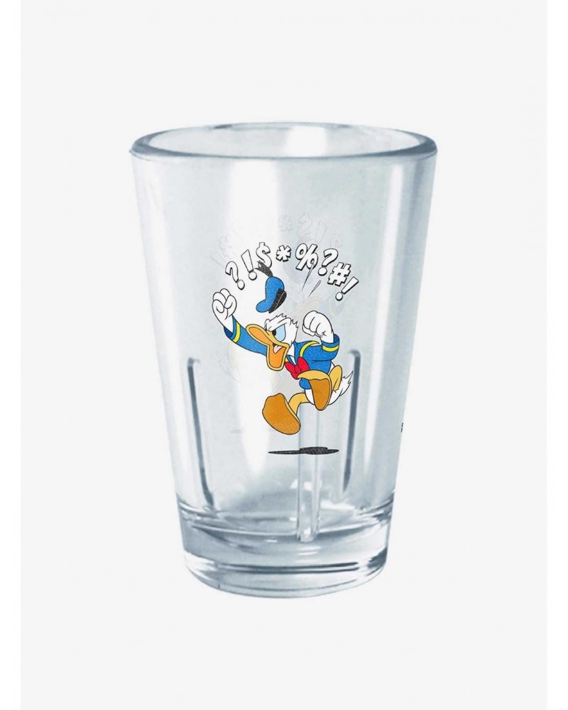 Disney Mickey Mouse Donald Mad Mini Glass $3.51 Glasses