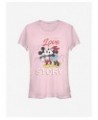 Disney Mickey Mouse True Love Story Girls T-Shirt $9.16 T-Shirts