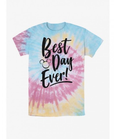 Disney Mickey Mouse Best Day Ever Tie Dye T-Shirt $10.36 T-Shirts