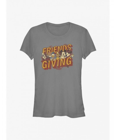 Disney Mickey Mouse Friendsgiving Girls T-Shirt $9.76 T-Shirts